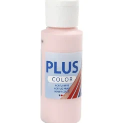 Hobbyfärg 60 ml - Ljusrosa, 1 st.