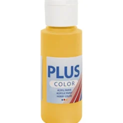 Hobbyfärg 60 ml - Solgul, 1 st.