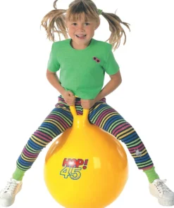 Hoppboll 45 cm gul