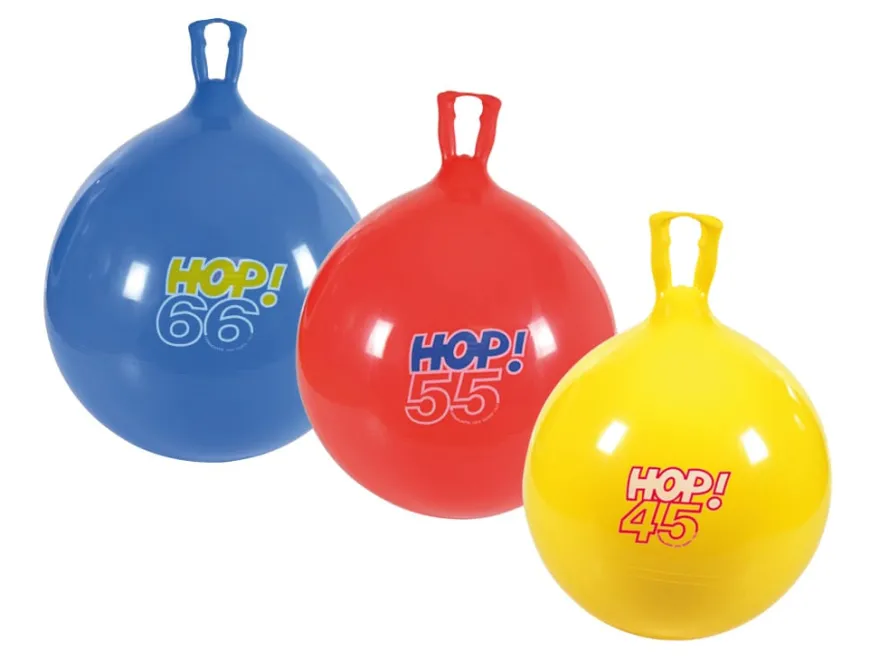 Hoppboll 45 cm gul