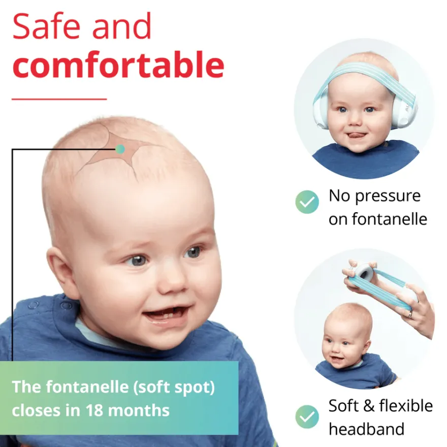 Hörselskydd Muffy Baby 1-3 år - Blå