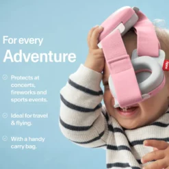 Hörselskydd Muffy Baby 1-4 år – Rosa