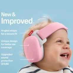Hörselskydd Muffy Baby 1-4 år – Rosa