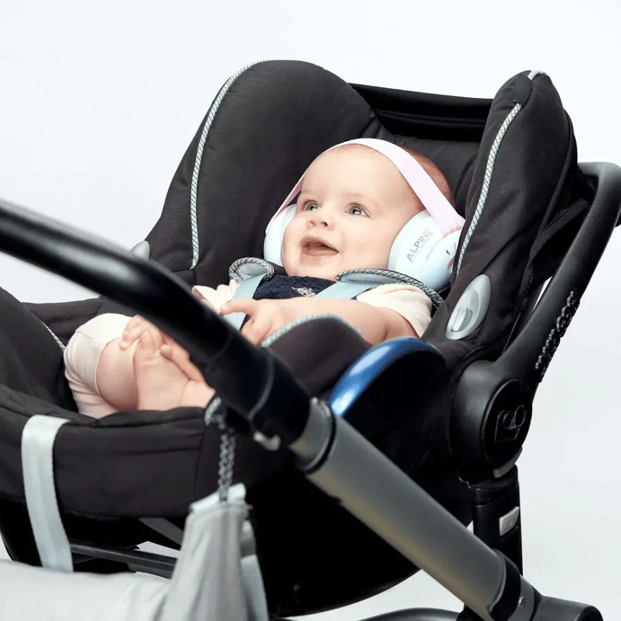 Hörselskydd Muffy Baby 1-3 år - Rosa