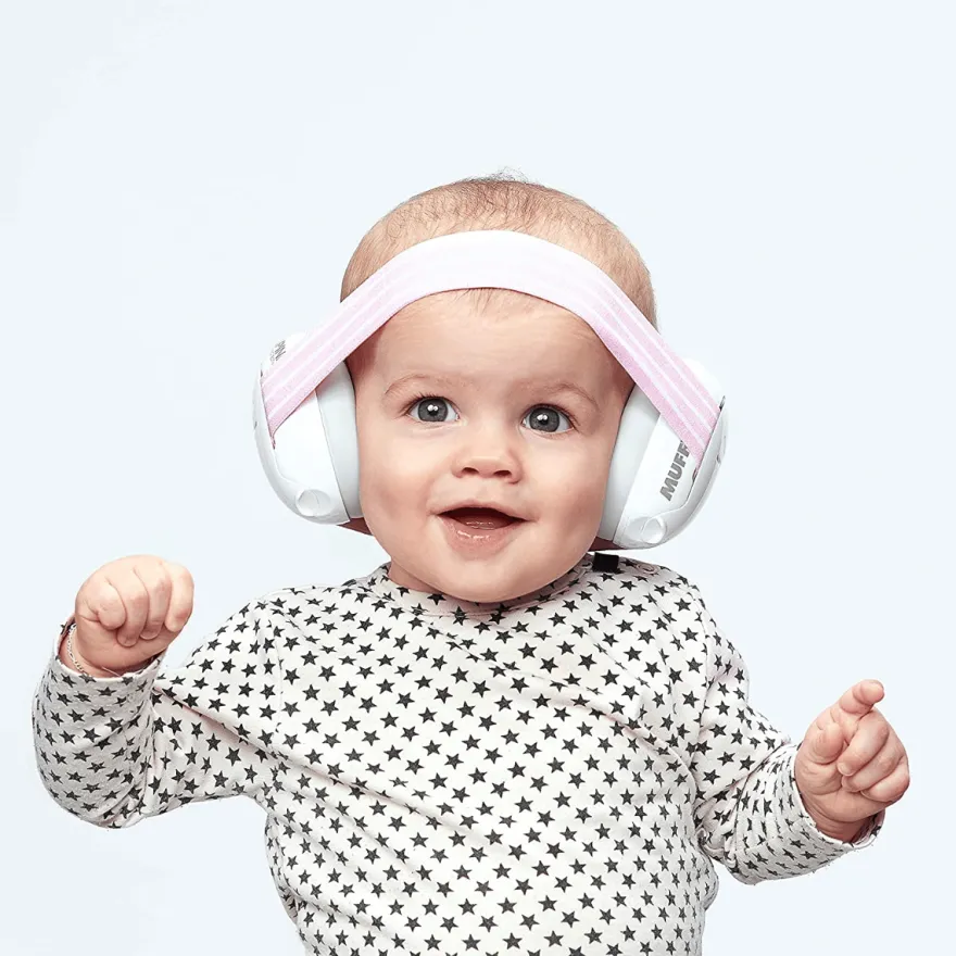 Hörselskydd Muffy Baby 1-3 år - Rosa