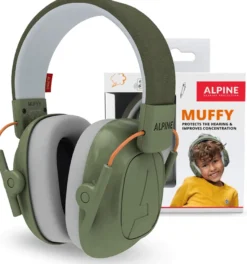Hörselskydd Muffy Kids 5-12 år - Grön