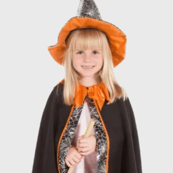 Häxcape & hatt, stl. 3-7 år