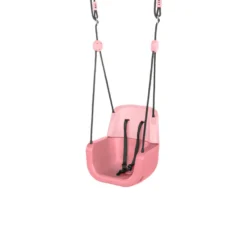 3-i-1 bebisgunga - Rosa (svart rep)