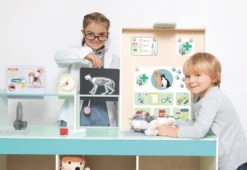 2-i-1 läkarklinik för människor och djur