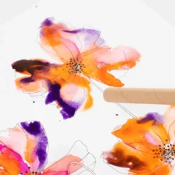 Inlärningspaket – Akvarell, blommor & landskap