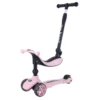 2-i-1 Sparkcykel / Springcykel - Kick'n'Ride, Rosa