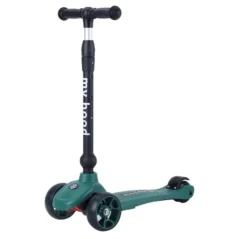 2-i-1 Sparkcykel / Springcykel - Kick'n'Ride, Grön