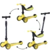 2-i-1 Sparkcykel / Springcykel - Kick'n'Ride, Gul