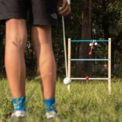 2-i-1 steggolf och kastspel
