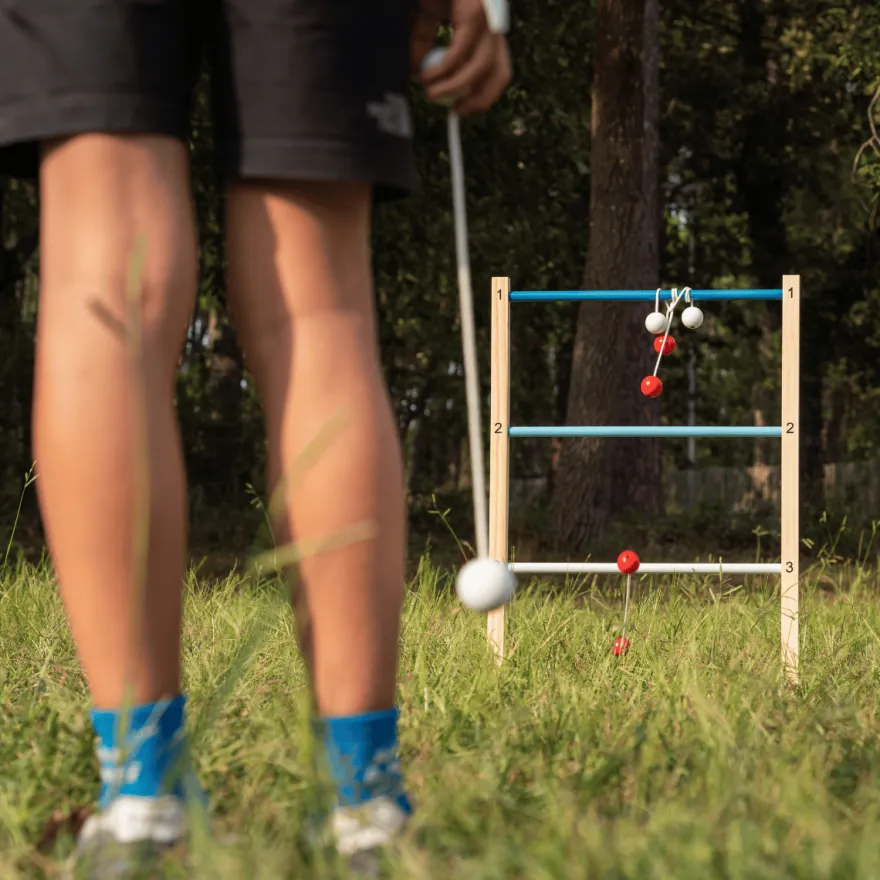 2-i-1 steggolf och kastspel