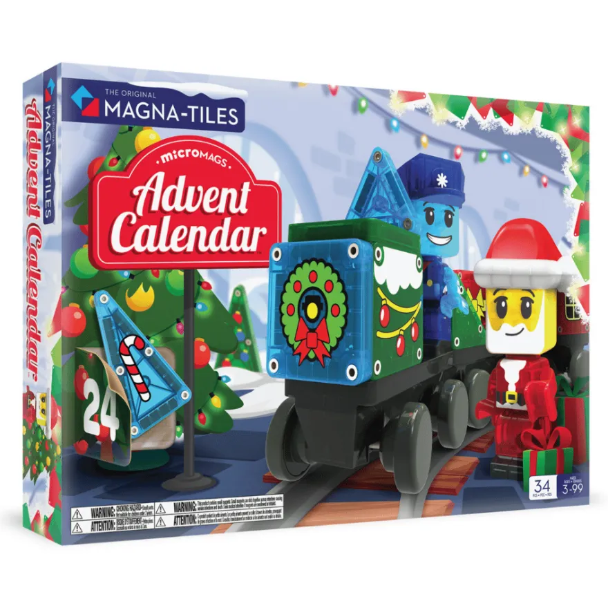 Julkalender Magna-Tiles | microMAGS, 34 delar