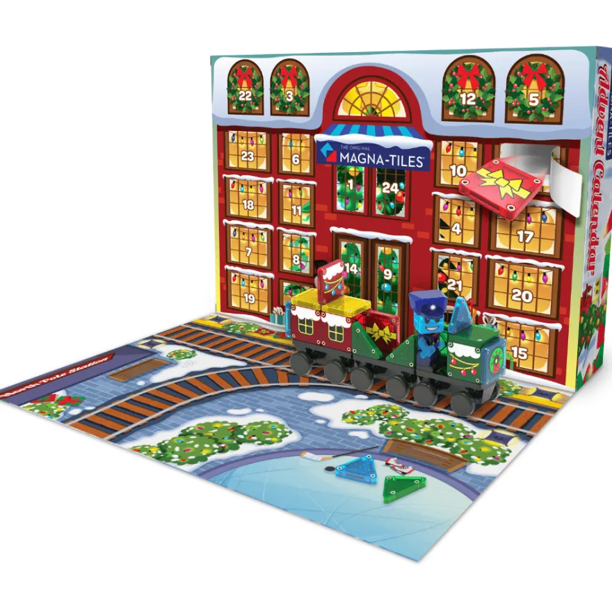 Julkalender Magna-Tiles | microMAGS, 34 delar