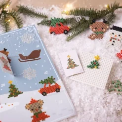 Julkalender med rörpärlor - BioBeads