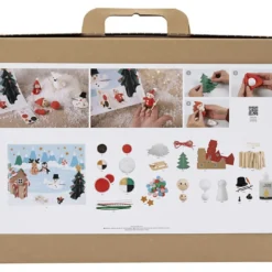 Julkalender, modellering - Gör en julig by