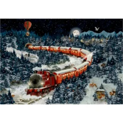 Julkalenderpussel - Jultåget, 1 000 bitar
