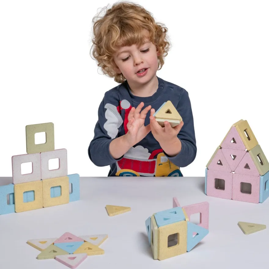 KinderMag Polydron | Startpaket | 48 delar