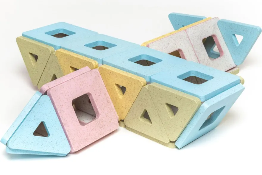 KinderMag Polydron | Startpaket | 48 delar