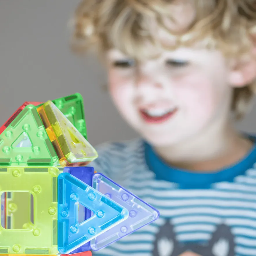 KinderMag Polydron | Transparent | 96 st.