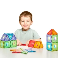 KinderMag Polydron | Transparent | 48 st.