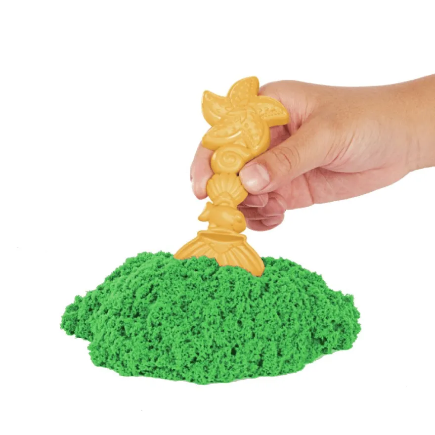 Kinetic Sand® - Sandbox grön, 454 gram