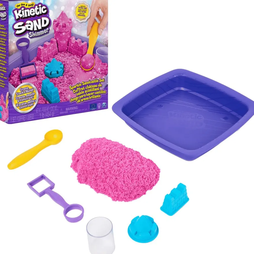 Kinetic Sand® - Sparkling Sandcastle, rosa