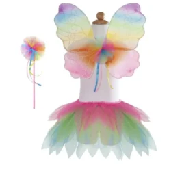 Kjol & vingar, neon (stl 4-7 år)