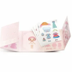 Klistermärkeshäfte Tinyly - Klä på Miss Lilypink