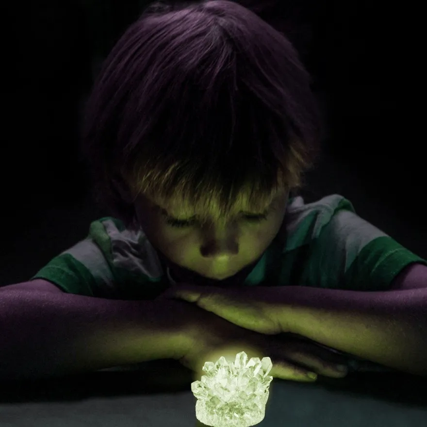 Kristallodling - Glow-in-the-dark, Grön