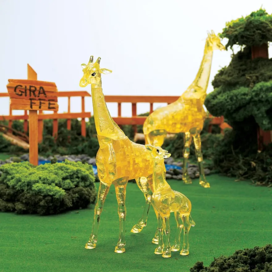 Kristallpussel med 38 bitar - Giraffer