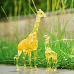 Kristallpussel med 38 bitar - Giraffer