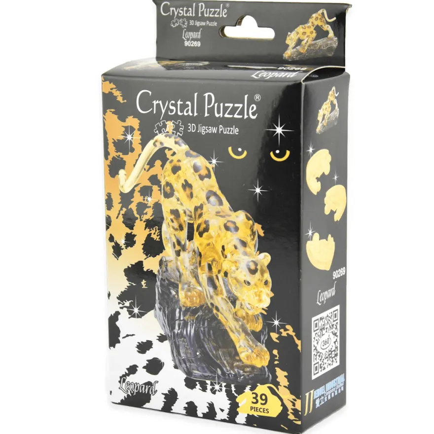 Kristallpussel med 39 bitar - Leopard