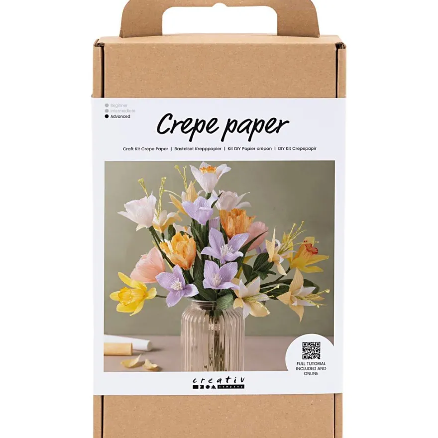 Kräppapper - Gör din egen vårbukett