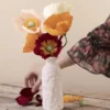 Kräppapper med elasticitet - Natur, 8 ark