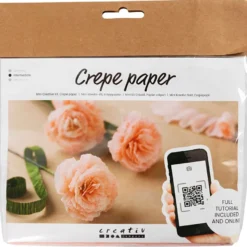 Kräppapper mini - Nejlikor
