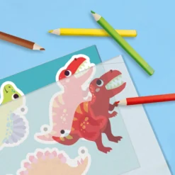 Krympplast – Gör dinosaurie-nyckelringar