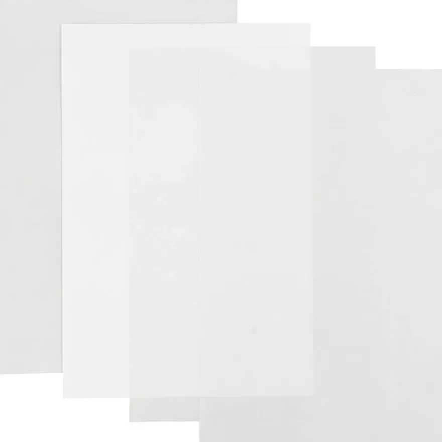 Krympplast transparent matt - 20x30 cm, 4 ark