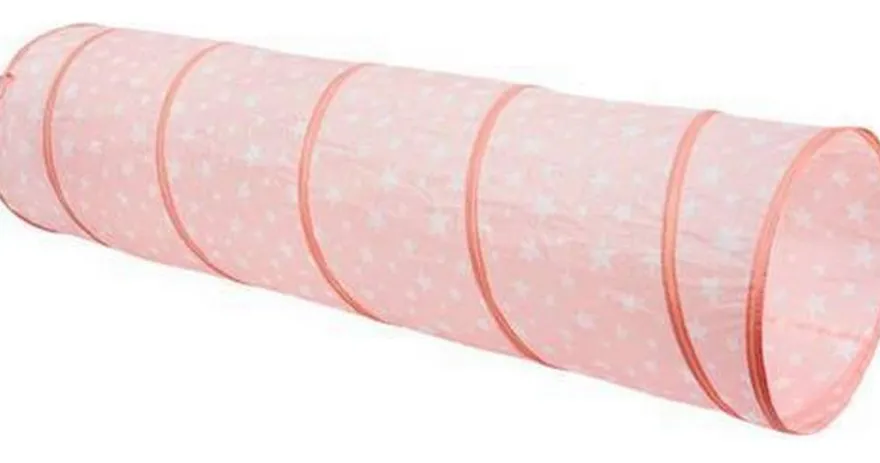 Kryptunnel med stjärnor, rosa