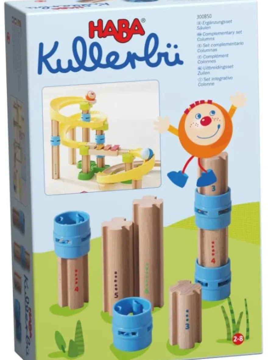 Kullerbü-tillbehör - Låga pelare, 6 st.