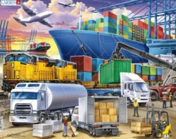 Larsen Pussel - Containerhamn, 37 bitar
