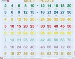 Larsen Pussel - Matematik, Multiplikationstabeller