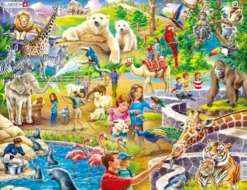 Larsen pussel - Zoo, 48 bitar