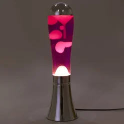 Lavalampa - Silver/rosa