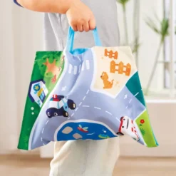 Lekpaket med drag-tillbaka-bilar, 4 st.