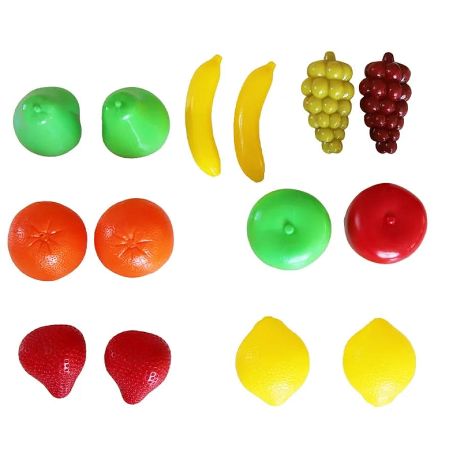 Leksaksmat - Frukt, 14 delar