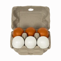 Leksaksmat – Ägg i kartong, 6 st.